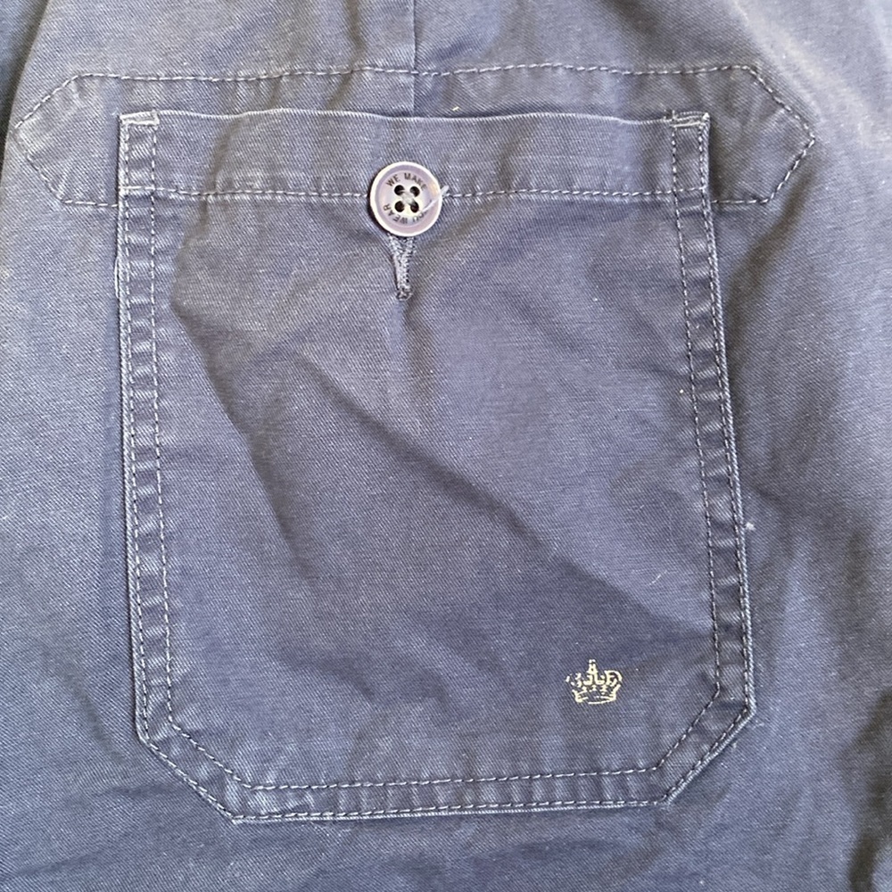 G1 basic goods chinos women’s 12 twelve navy blue raw hem - Picture 5 of 6